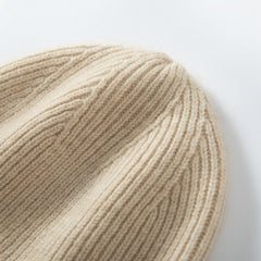 Pure Thick Cashmere Beanie  Winter Cashmere Hat Unisex