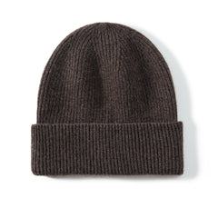 Pure Thick Cashmere Beanie  Winter Cashmere Hat Unisex
