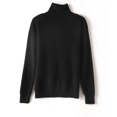 Women's 100% Cashmere Soft Classic Knit Turtleneck Sweater