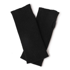 Cashmere Long Fingerless Gloves Winter Warmer Mittens