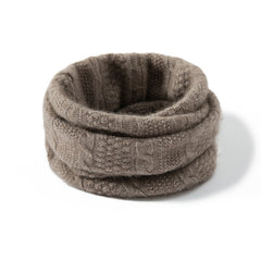 100% Cashmere Cable-Knit Infinity Neck Warmer