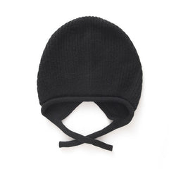 Tie-Up Knitted Earflap Cashmere Bonnet Pullover Windproof Hat