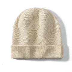 Cashmere Winter Soft Warm Knitted Cap Beanie Hat