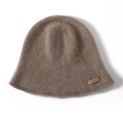 Women's Cashmere Bucket Hats Soft Cashmere Cloche Beanie