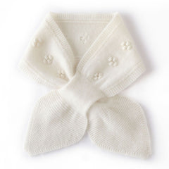 100% Pure Cashmere Bow-Knot Knit Neck Scarf Neck Warmer