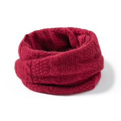100% Cashmere Cable-Knit Infinity Neck Warmer