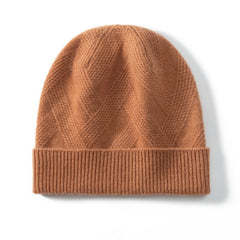 Cashmere Winter Soft Warm Knitted Cap Beanie Hat