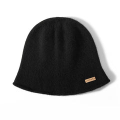 Women's Cashmere Bucket Hats Soft Cashmere Cloche Beanie