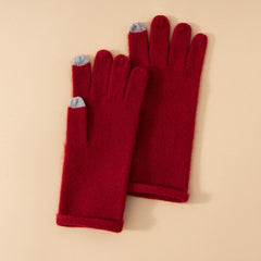 Cashmere Knit Touchscreen Gloves v   Knitted Thermal Handwear