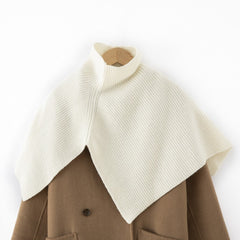 Pullover Scarf Knit Turtleneck Wrap Shoulder Cape Cloak Shawl