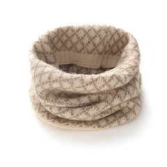 Winter Knitted Snood Comfortable Cashmere Neck Warmer Scarves