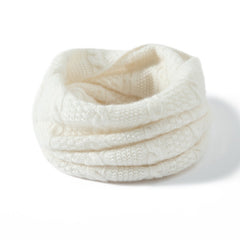 100% Cashmere Cable-Knit Infinity Neck Warmer