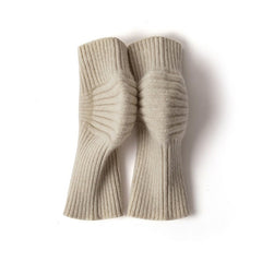 Cashmere Knee Brace Support Leg Warmers for Cycling & Skiing