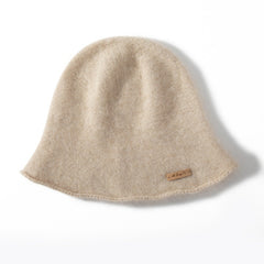 Women's Cashmere Bucket Hats Soft Cashmere Cloche Beanie