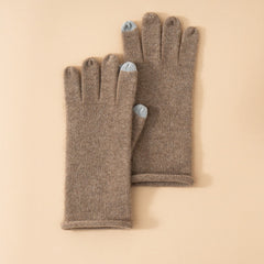 Cashmere Knit Touchscreen Gloves v   Knitted Thermal Handwear