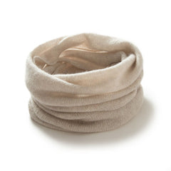 100% Cashmere Neck Ring Warmer Cowl Collar Loop Soft Knit Scarf
