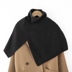 Pullover Scarf Knit Turtleneck Wrap Shoulder Cape Cloak Shawl