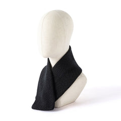 100% Cashmere Neck Warmer Triangle High Neck Knitted Small Scarf