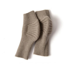 Cashmere Knee Brace Support Leg Warmers for Cycling & Skiing
