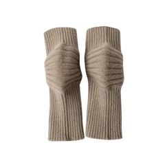 Cashmere Knee Brace Support Leg Warmers for Cycling & Skiing