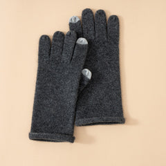 Cashmere Knit Touchscreen Gloves v   Knitted Thermal Handwear