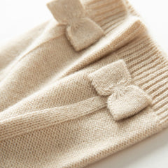 Stretch Knit Mittens Full Finger Winter Cashmere Touch Screen Glove