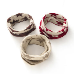 Cashmere Star Pattern Knitted Snood Cashmere Neck Warmer