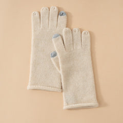 Cashmere Knit Touchscreen Gloves v   Knitted Thermal Handwear
