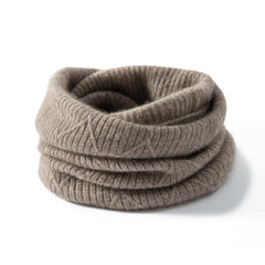 Women's Neck Ring Soft Warm Knitted Cashmere Accessories Scarf