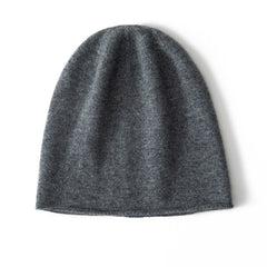 100% Cashmere Beanie Hat Winter Soft Warm Skull Beanies Cap