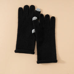 Cashmere Knit Touchscreen Gloves v   Knitted Thermal Handwear