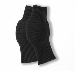 Cashmere Knee Brace Support Leg Warmers for Cycling & Skiing