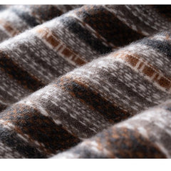 Casual Women's Cashmere Striped V-Neck Wool Knit Sweater Vest