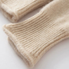 Soft Lightweight Raglan Sleeve Knit Pullover Cashmere Wool Turtleneck Sweater