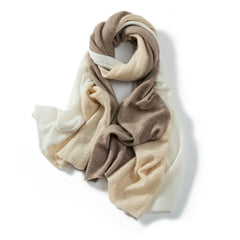 Cashmere Shawl Knitted Patchwork Jacquard Soft Scarf Wrap