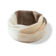 Winter Colorblock Pure Cashmere Infinity Scarf Neck Warmer Scarf