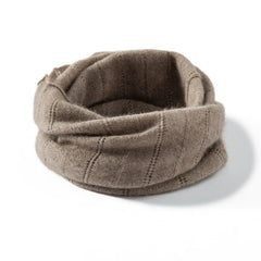 Winter Knitted Snood Cashmere Infinity Scarf Neck Gaiter