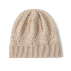 Cashmere Winter Thickened  Ski Windproof Warm Knit Hat