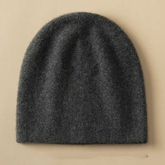 Pure Cashmere Beanie Unisex Soft Slouchy Beanie  Knit Hat