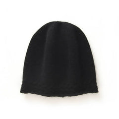 Braided Edge Cashmere Soft Hat Cable Knit Outdoor Beanies