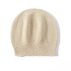 100% Cashmere Women's Slouchy Winter Rib Knit Soft Beanie