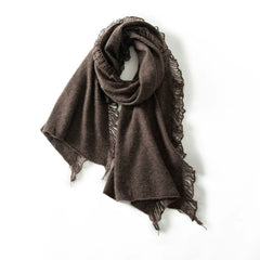 Soft Fringed Edge Stole Pashmina Shawl Wrap Cashmere Scarf
