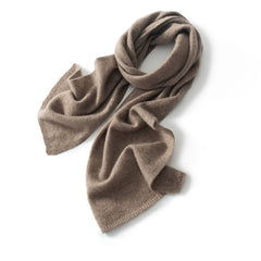 Long Warm Soft 100% Cashmere Long Knit Scarf  Winter Wrap