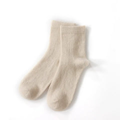 Pure Cashmere Women's Winter Thick Warm Comfort Boots Socks