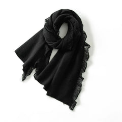Soft Fringed Edge Stole Pashmina Shawl Wrap Cashmere Scarf