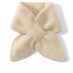 Kids Cashmere Knitted Bowknot Neckerchief Neck Warmer Shawl