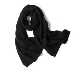 Winter Pure Cashmere Knitted Scarf Shawl Poncho Casual Scarf
