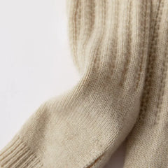 Knit Fingerless Sleeves Cashmere Mittens Arm Warmer