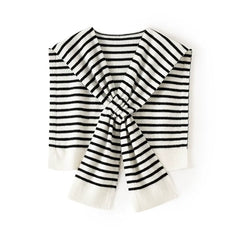 Collar Cape Striped Knitted Warm Shawl Shoulder Top Wrap Unisex