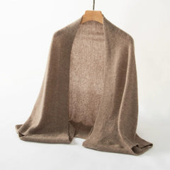 Travel Cashmere Shawl Women's Warm Scarves Knitted Poncho Wrap